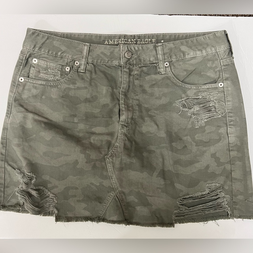 Mini skirt camo